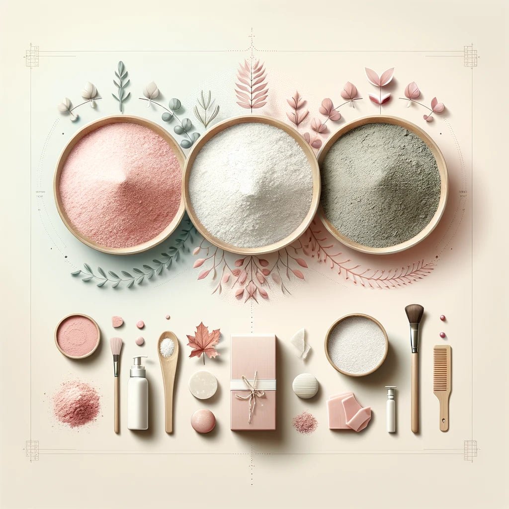 Natural Clays in Cosmetics: Unveiling the Beauty Benefits of Pink, Kaolin, and Zeolite Clays