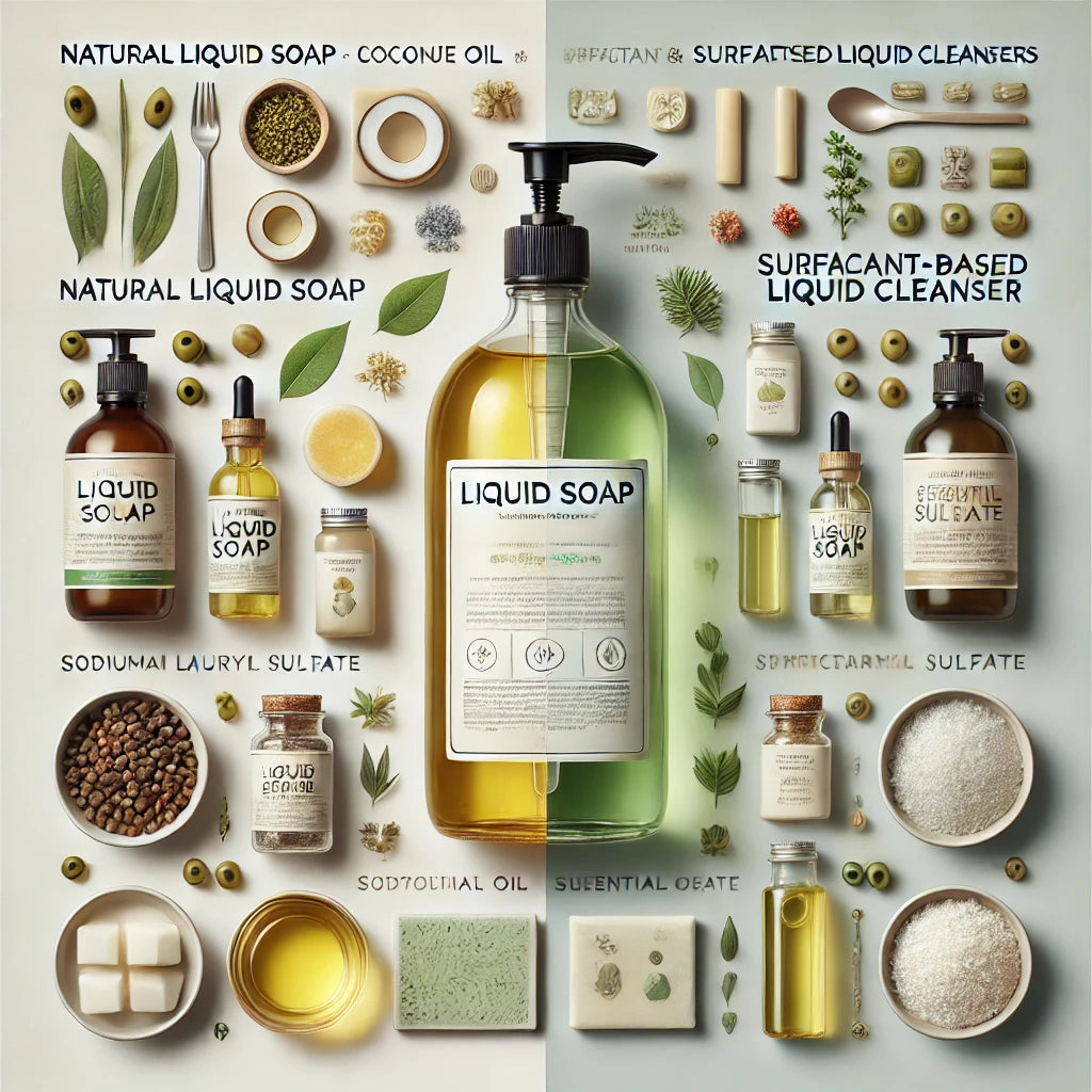 The Difference Between Natural Liquid Soap and Surfactant-Based Liquid Cleansers