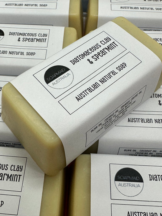 Diatomaceous Clay & Spearmint Soap