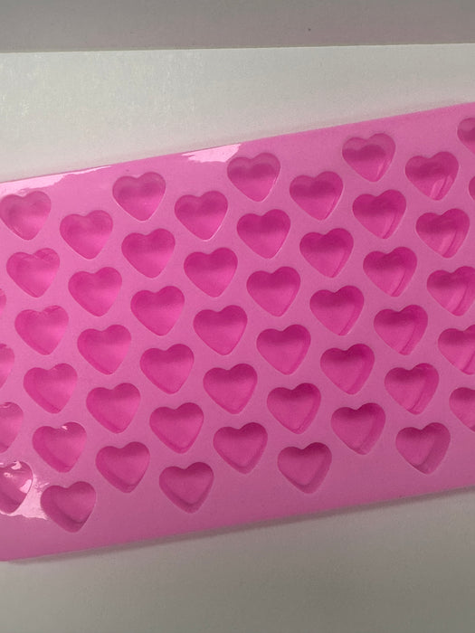 silicone mould soapmaking hearts