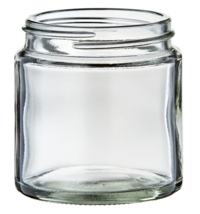120ml Glass Round Jar With 58mm 400 Screw Neck