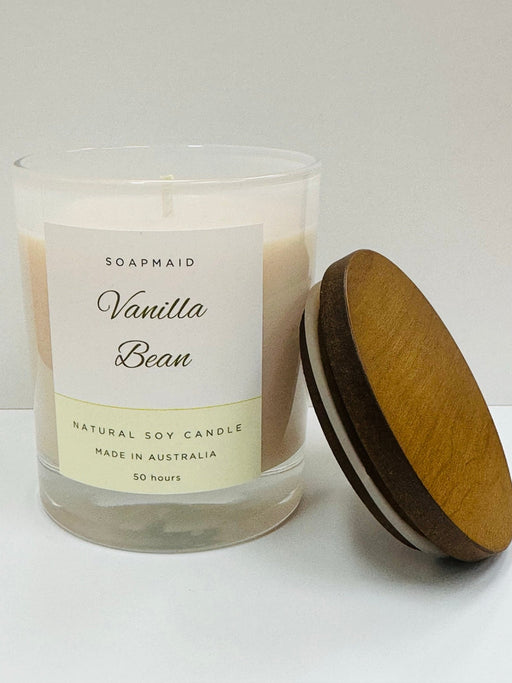 50 Hour White Glass Candle - Soapmaid
