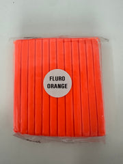 polymer clay fluro orange colour australia