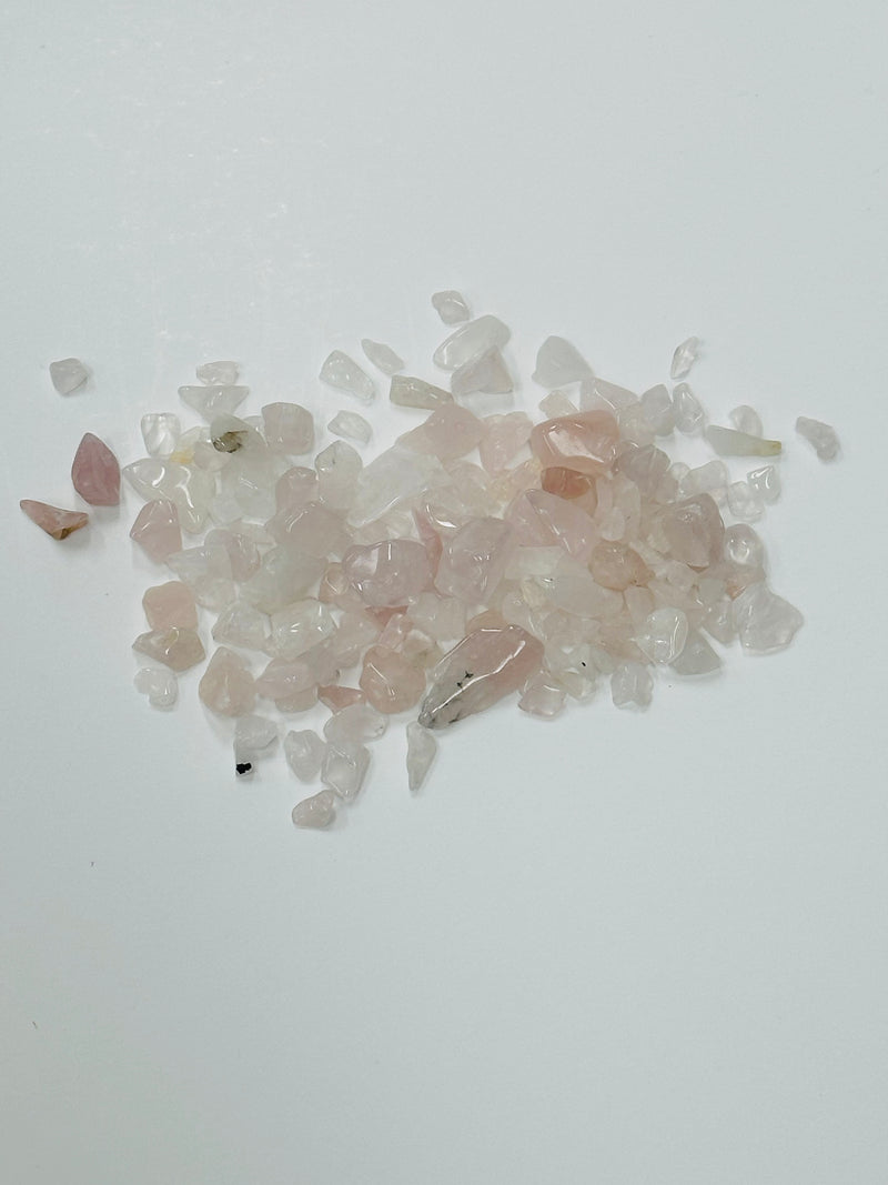 Rose Quartz Chips - Small