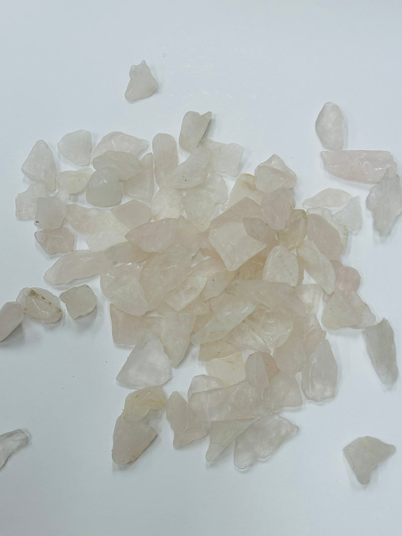 Rose Quartz Chips - Large