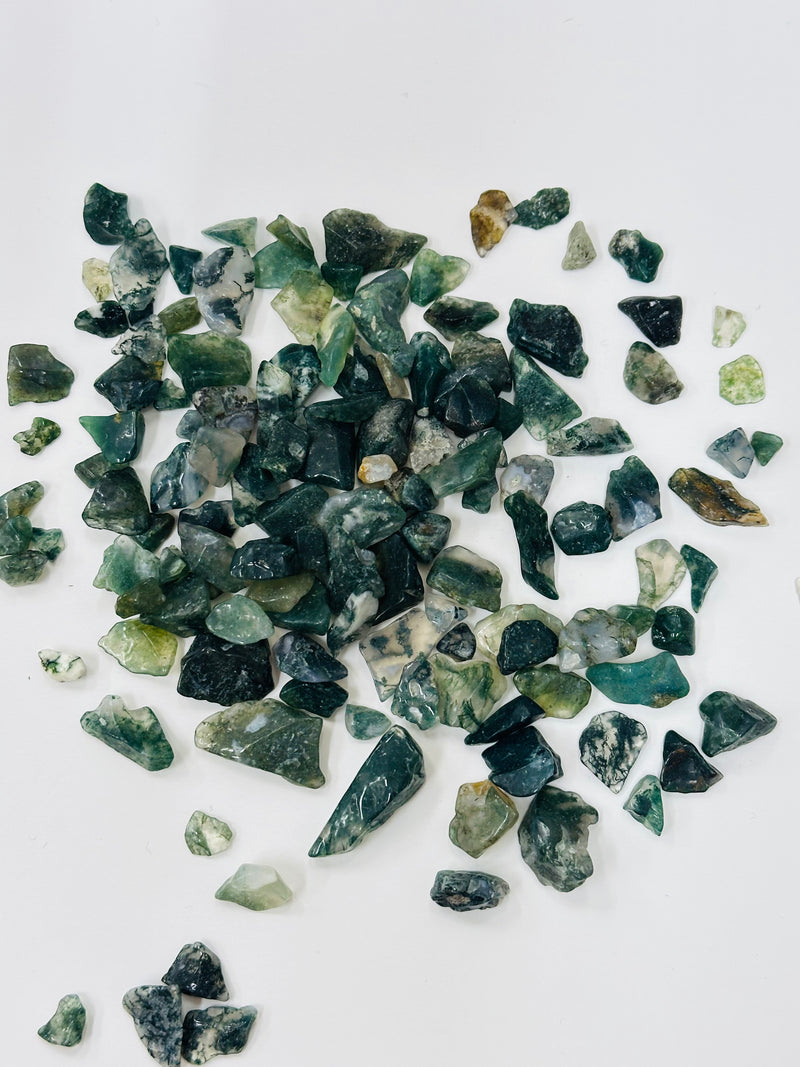 Moss Agate Chips