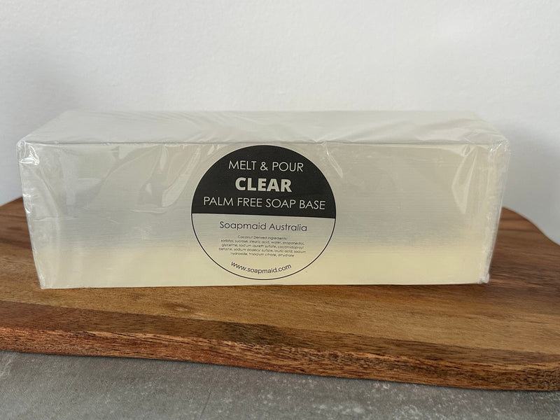 Melt and Pour Clear Soap Base - Palm Free