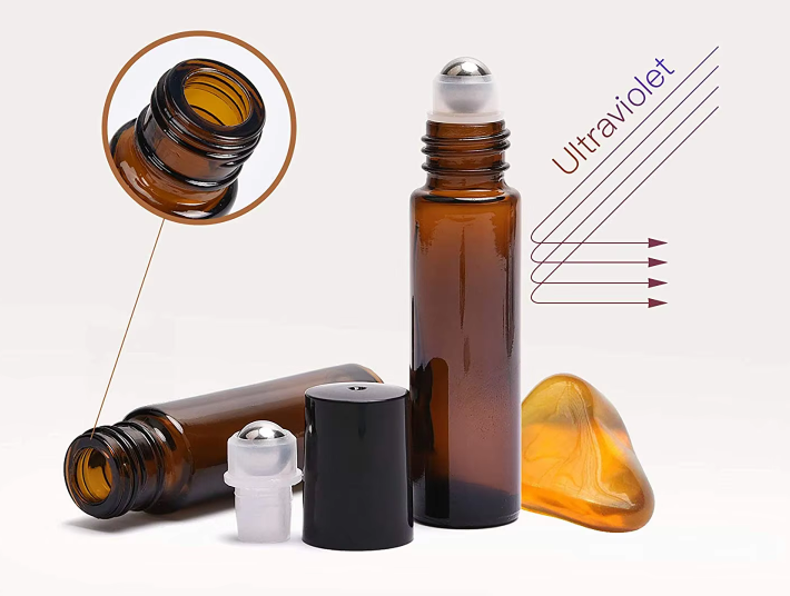 10ml Amber Roller Perfume Glass Bottle