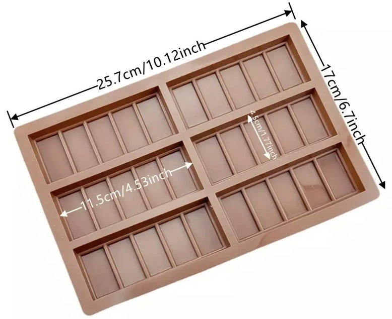 chocolate wax melt silicone mould