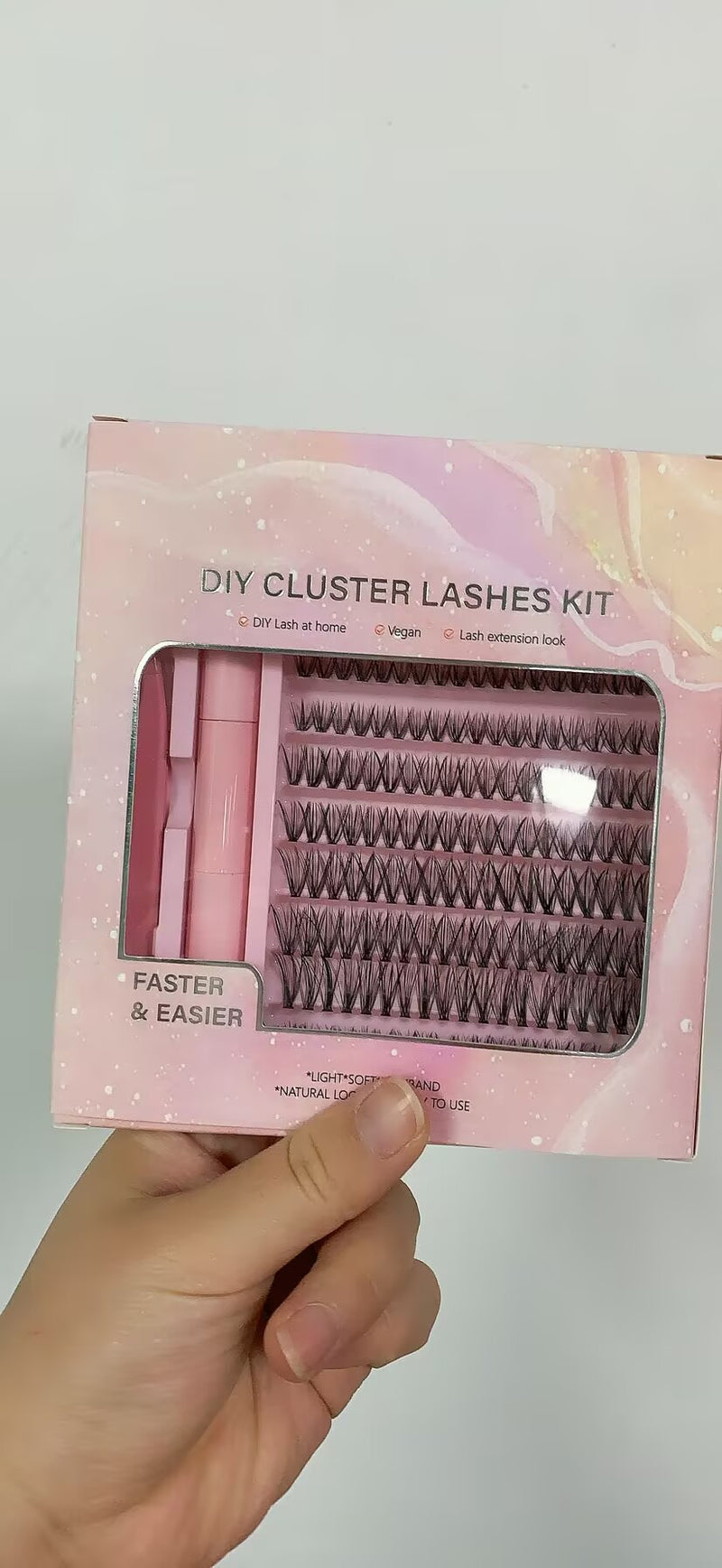 DIY Eyelash Cluster Extension Kit 200pcs
