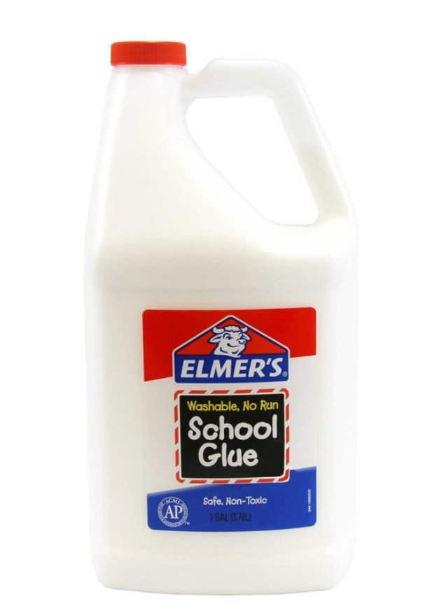 Elmer's Liquid School Glue, Washable, 1 Gallon (3.785kg)