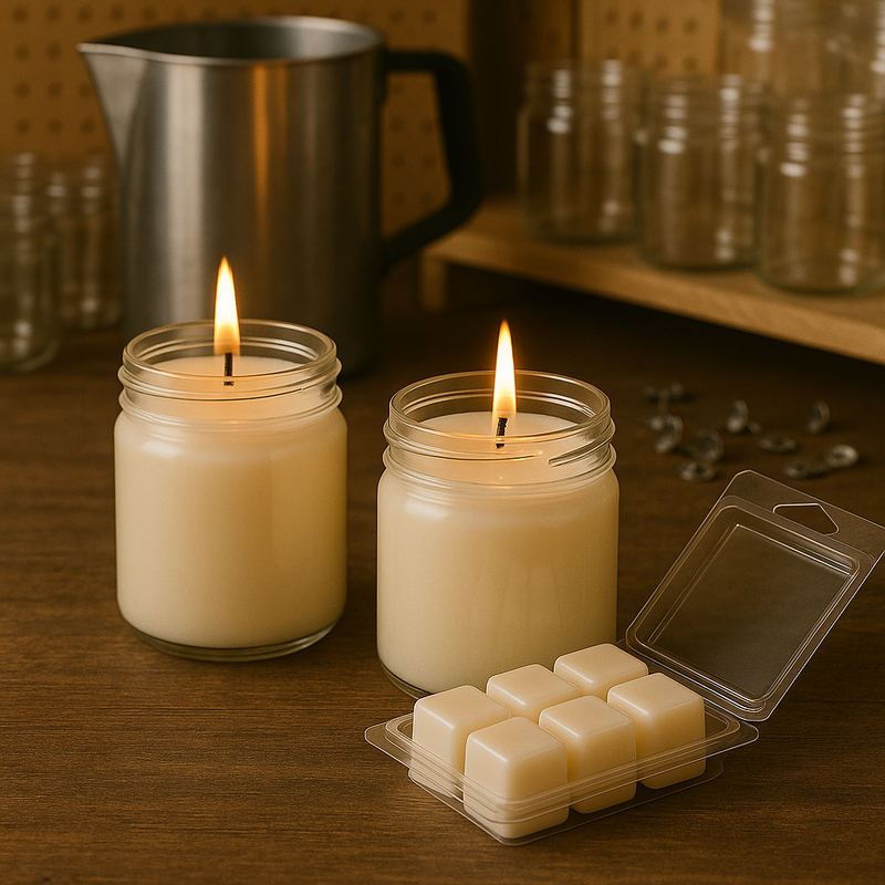 Natural 100% soy wax for candles and wax melts