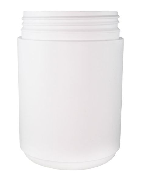 1Lt White HDPE Jar with 95mm TVL Neck - Soapmaid