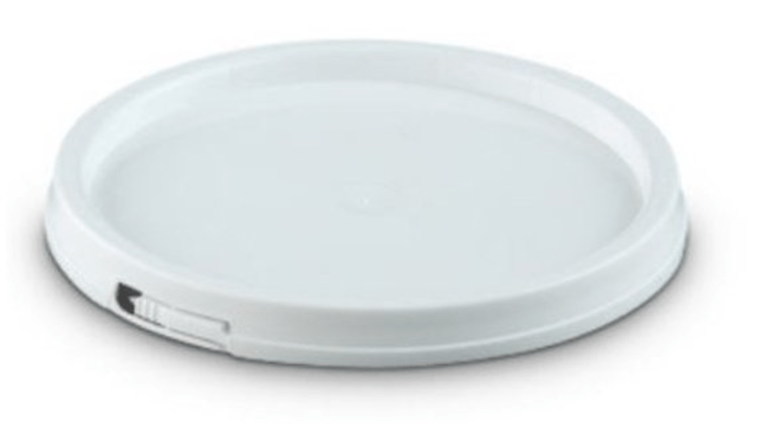 2.2L White PP Pail With TE Push On Neck Lid - Soapmaid