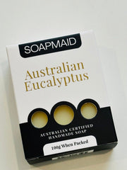 Handmade Natural Australian Eucalyptus Natural Organic bar Soap - Soapmaid Photo 2