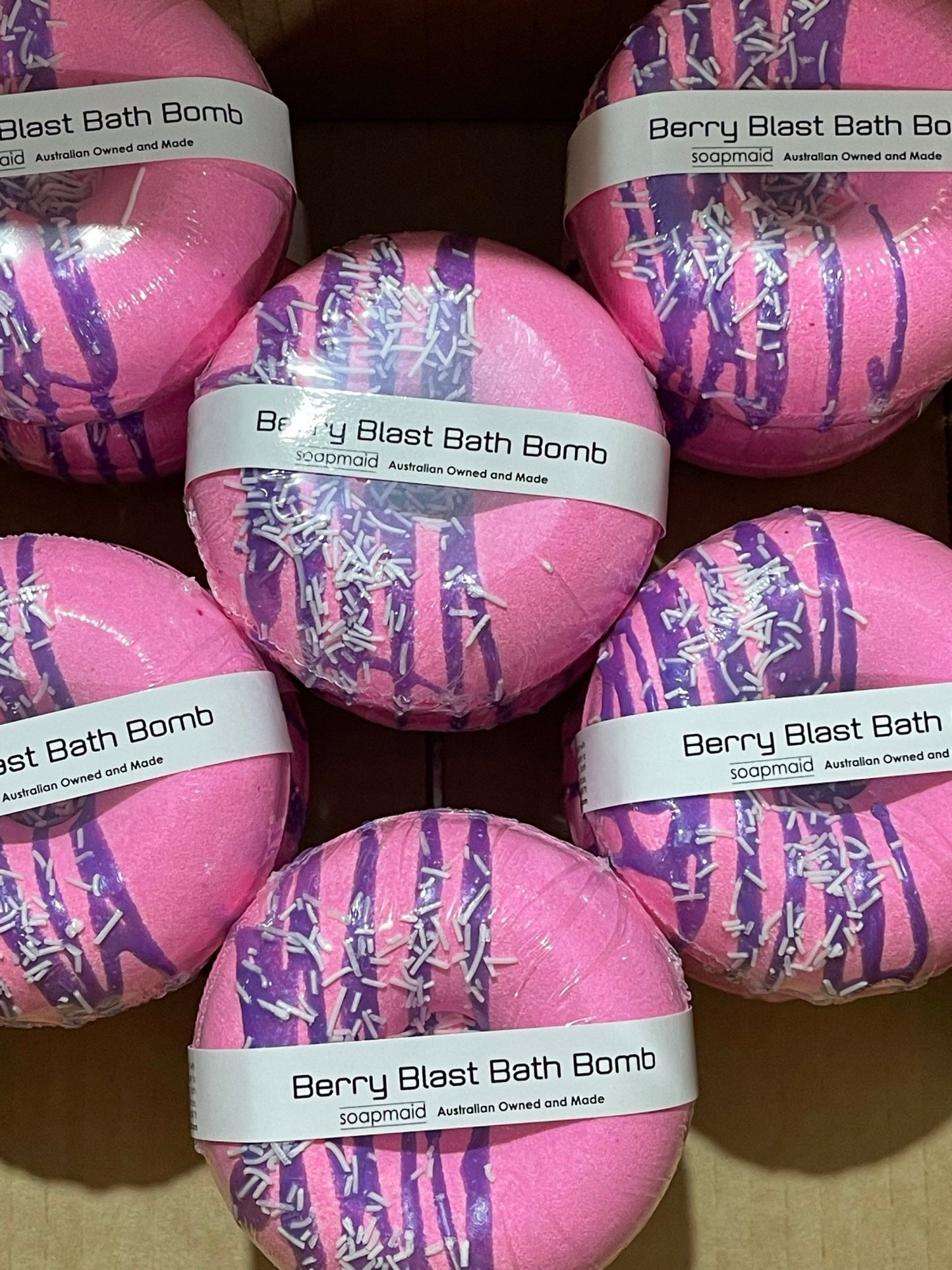 Berry Blast Donut Bath Bomb