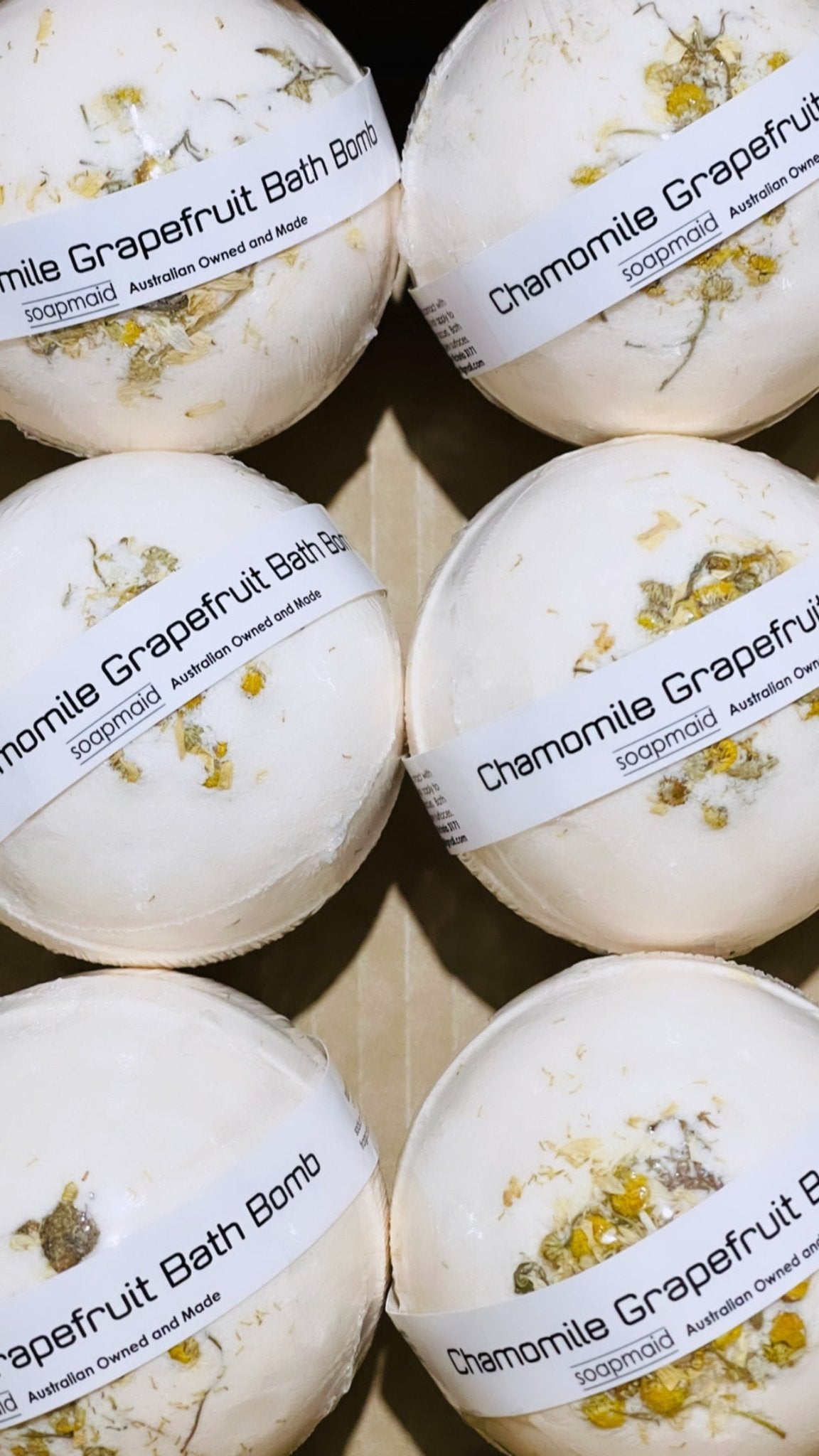 Chamomile Grapefruit Bath Bomb - Soapmaid