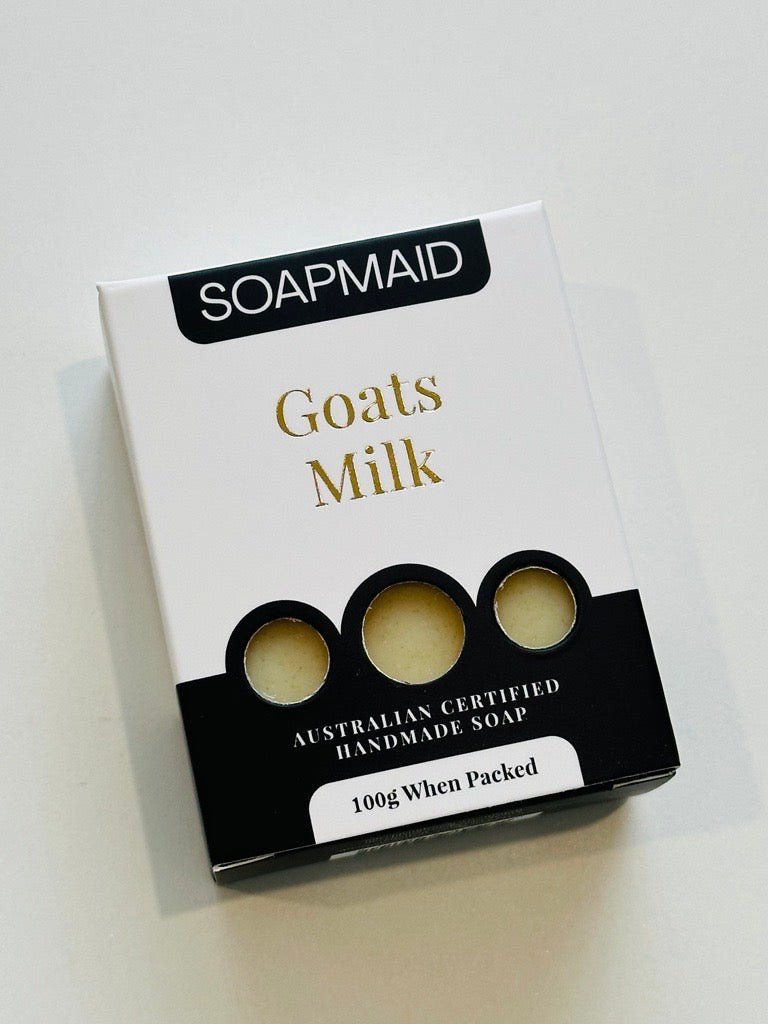 Australian handmade natural Goats Milk Soap {Unscented} - Soapmaid - Front