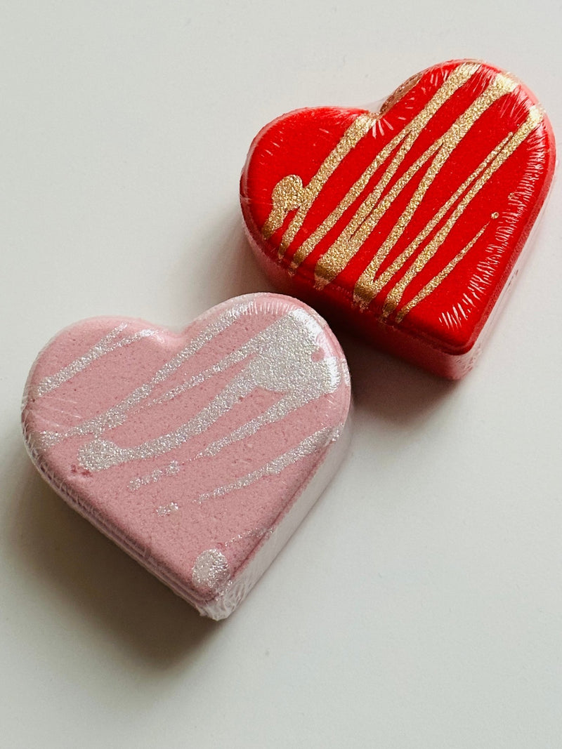 Heart Bath Bombs - Soapmaid