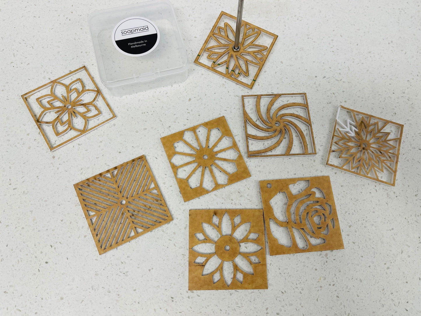 Kaleidoscope Square Soap Pattern Tool - Soapmaid - Photo 3