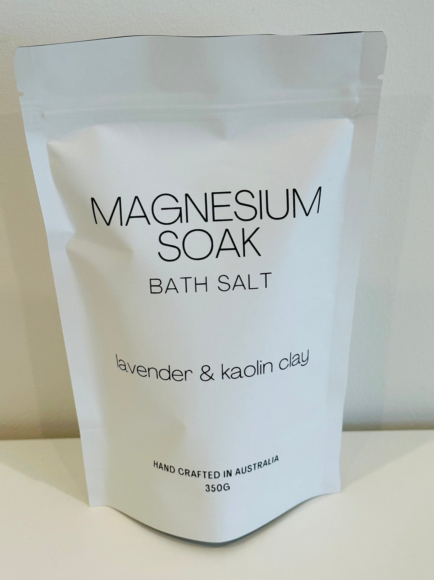 Magnesium Bath Salt Soak - Soapmaid Front