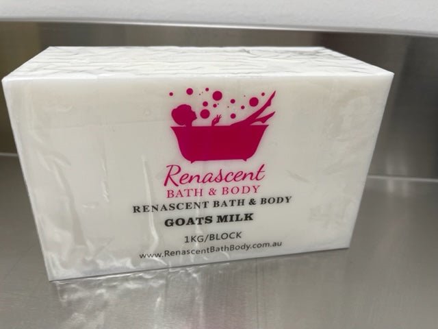 Goats Milk Melt and Pour Soap Base 1kg