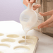 Goats Milk Soap Base Pouring in Mould
